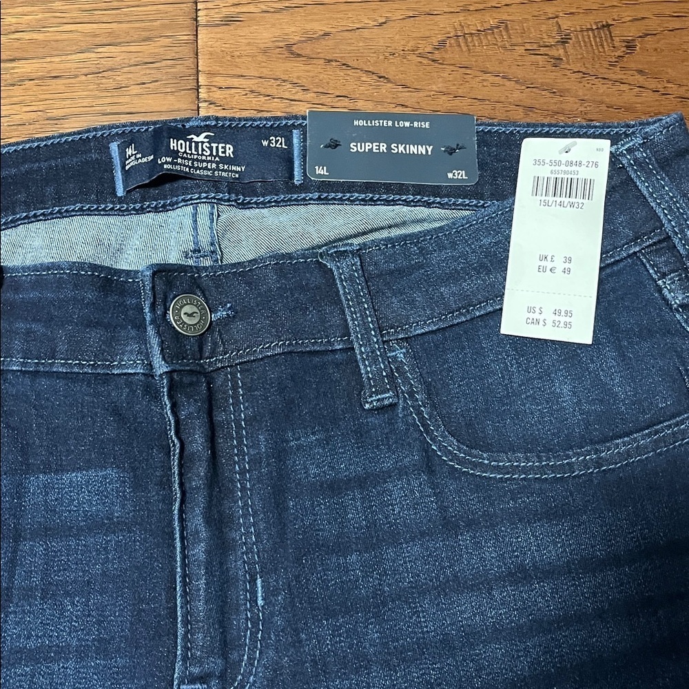 Hollister Dark Wash Super Skinny Jeans